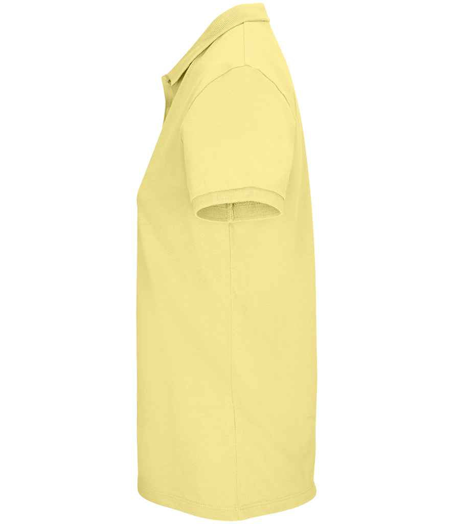 SOL'S Ladies Planet Organic Piqué Polo Shirt - Light Yellow