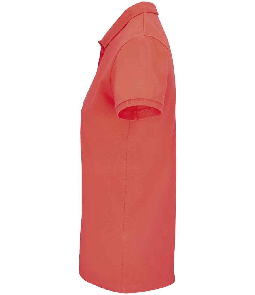 SOL'S Ladies Planet Organic Piqué Polo Shirt - Pop Orange