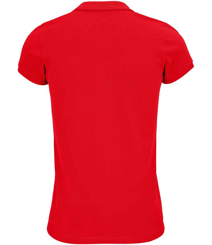 SOL'S Ladies Planet Organic Piqué Polo Shirt - Red