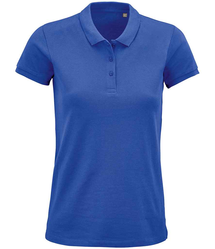 SOL'S Ladies Planet Organic Piqué Polo Shirt - Royal Blue