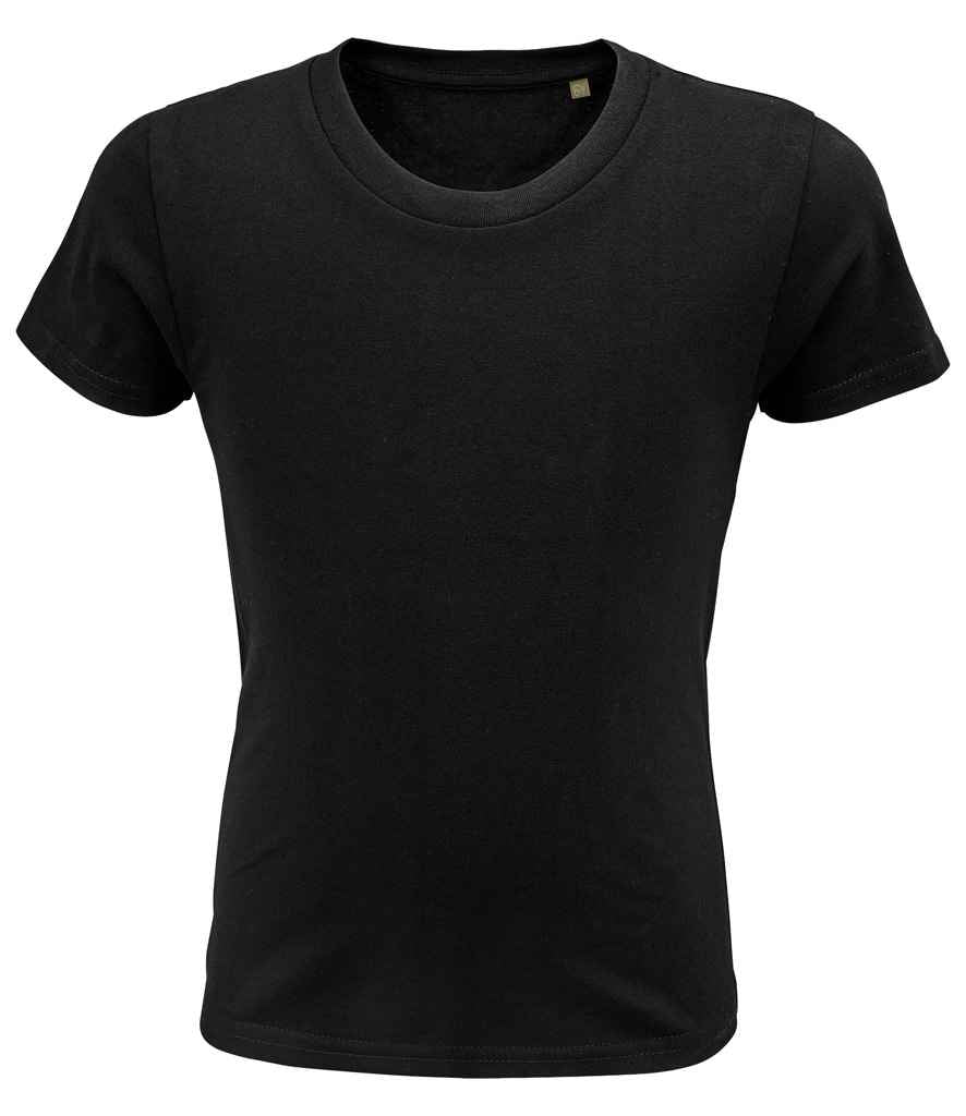 SOL'S Kids Pioneer Organic T-Shirt - Deep Black