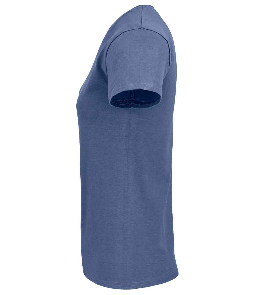 SOL'S Ladies Pioneer Organic T-Shirt - Denim