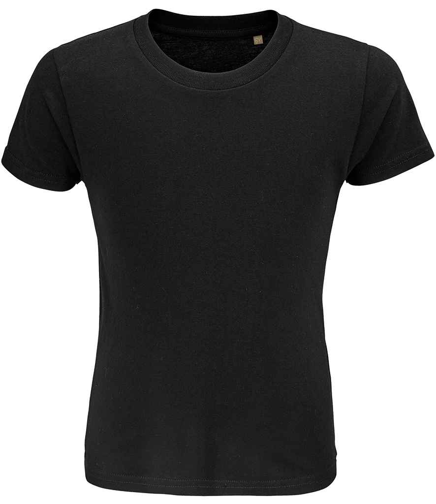 SOL'S Kids Crusader Organic T-Shirt - Deep Black