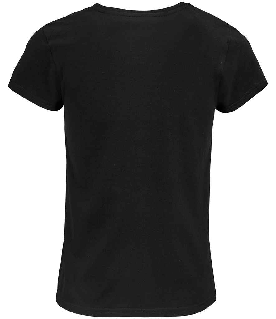 SOL'S Ladies Crusader Organic T-Shirt - Deep Black