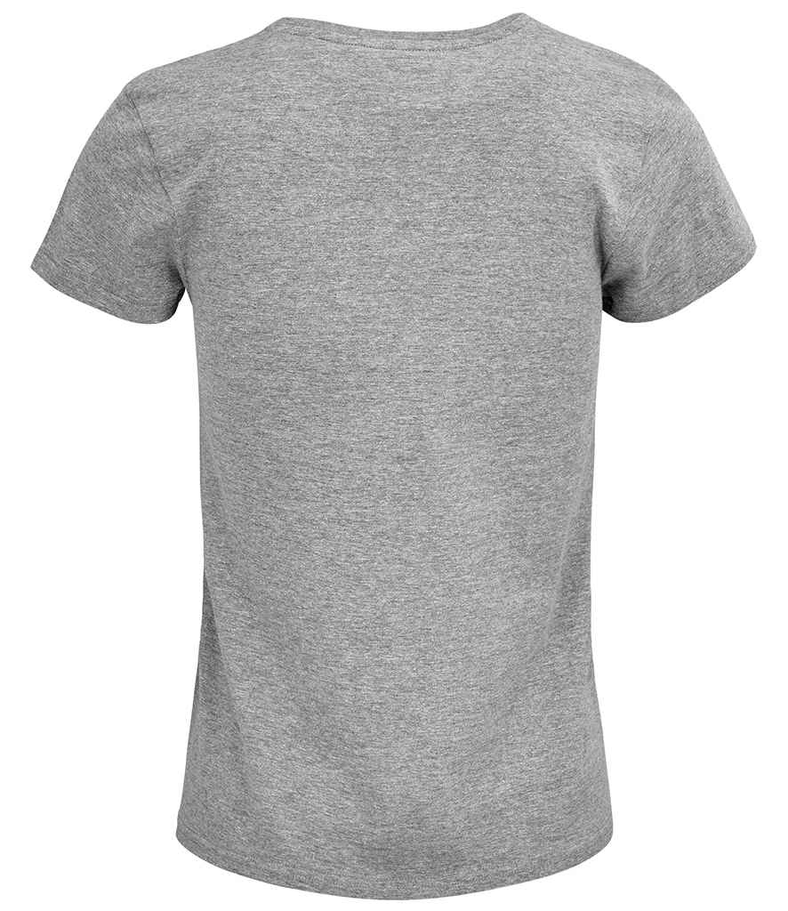 SOL'S Ladies Crusader Organic T-Shirt - Grey Marl