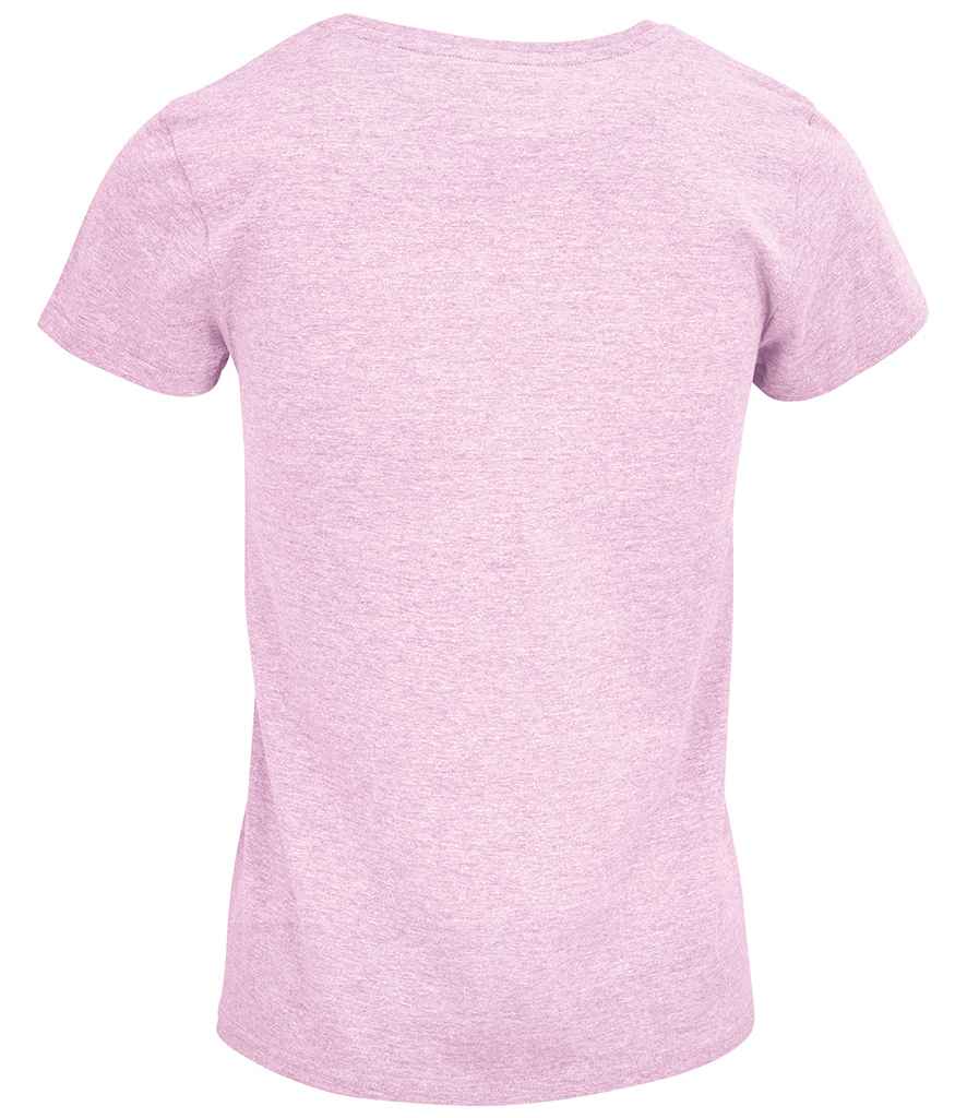 SOL'S Ladies Crusader Organic T-Shirt - Heather Pink