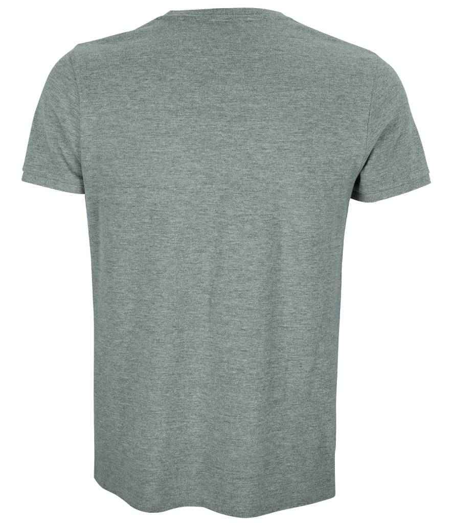NEOBLU Unisex Loris Organic Piqué T-Shirt - Grey Marl