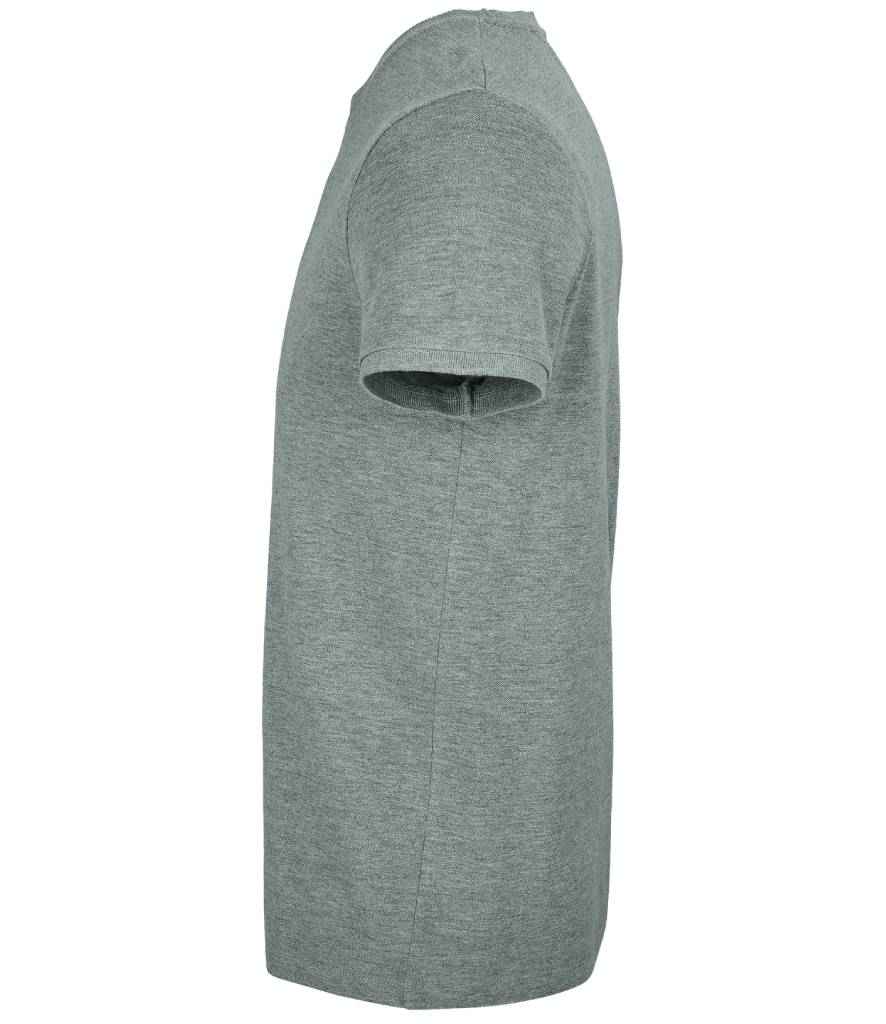 NEOBLU Unisex Loris Organic Piqué T-Shirt - Grey Marl