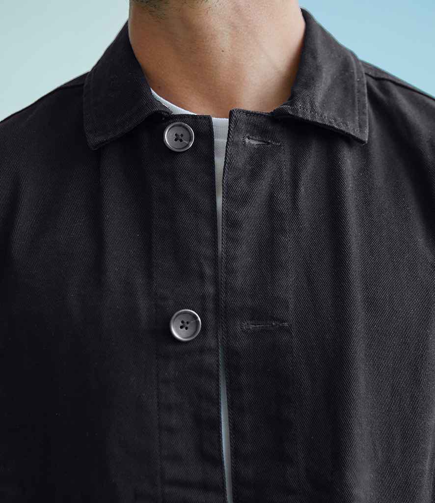 NEOBLU Mael Workwear Utility Jacket - Deep Black