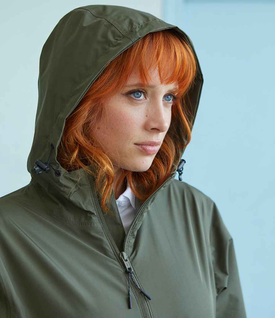 NEOBLU Unisex Andrea Waterproof Windbreaker Jacket - Deep Khaki