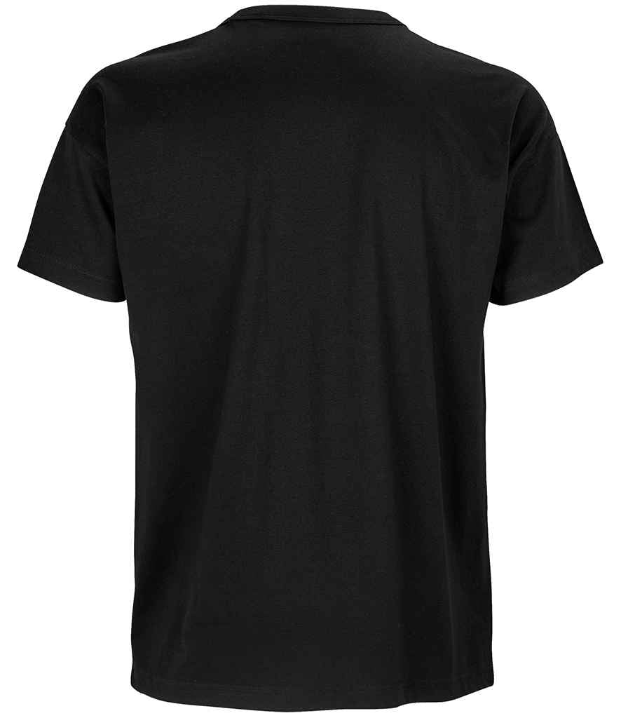SOL'S Boxy Oversized Organic T-Shirt - Deep Black