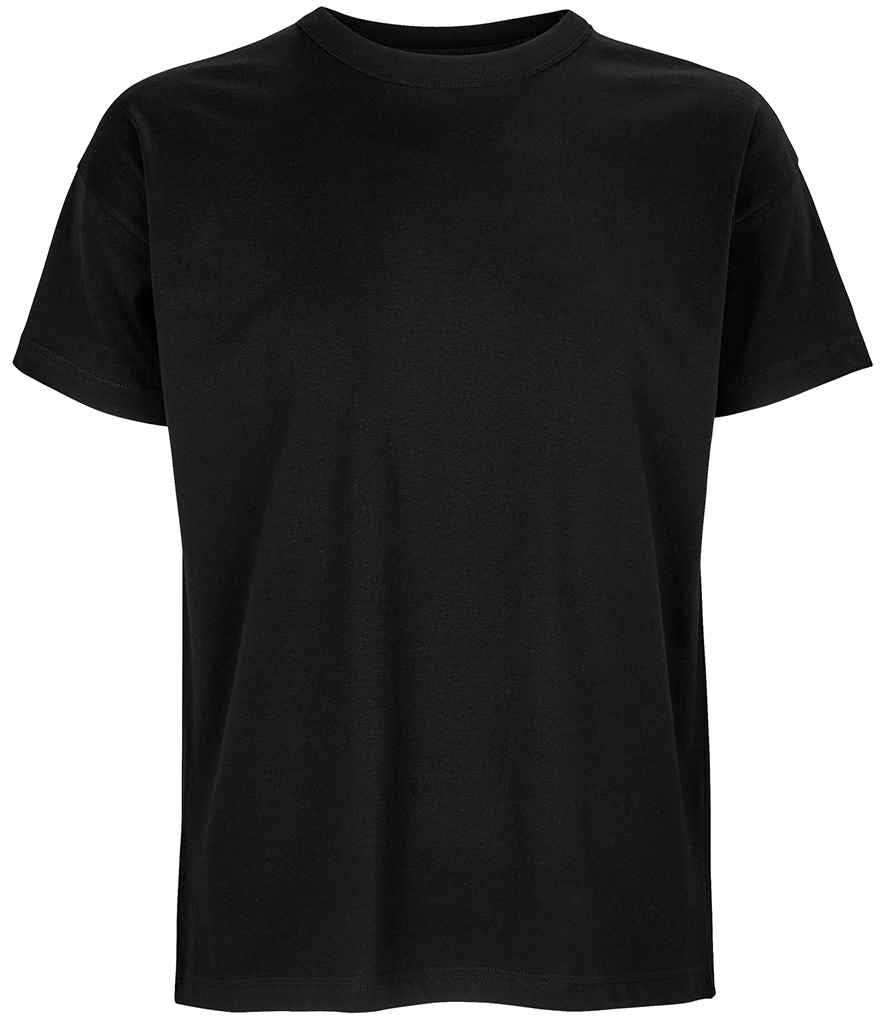 SOL'S Boxy Oversized Organic T-Shirt - Deep Black