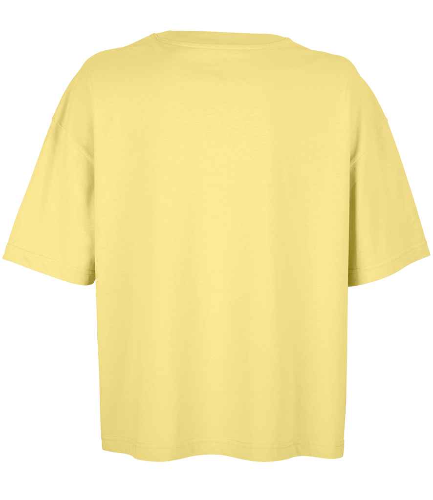 SOL'S Ladies Boxy Oversized Organic T-Shirt - Light Yellow