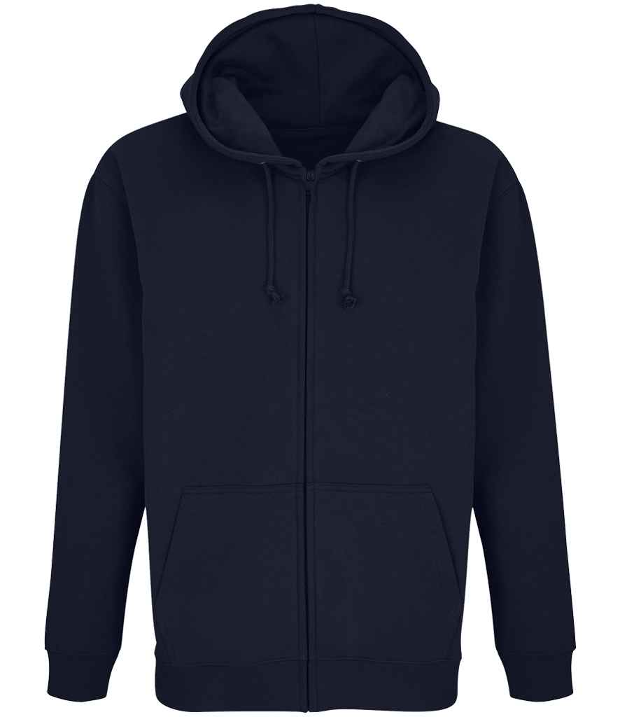 SOL'S Unisex Carter Full Zip Hoodie - French Navy