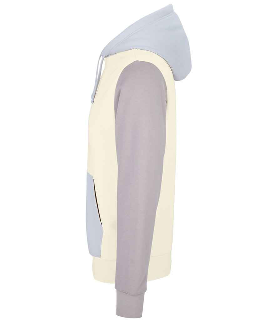 SOL'S Unisex Collins Organic Contrast Hoodie - Natural