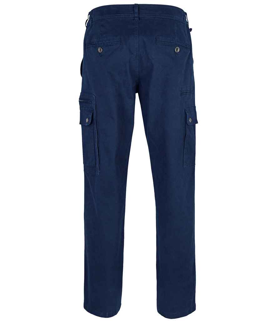 SOL'S Docker Stretch Cargo Trousers - Navy