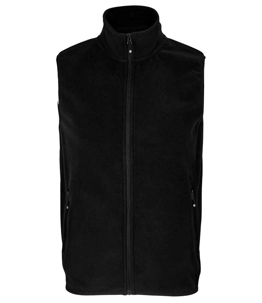SOL'S Unisex Factor Recycled Micro Fleece Bodywarmer - Black