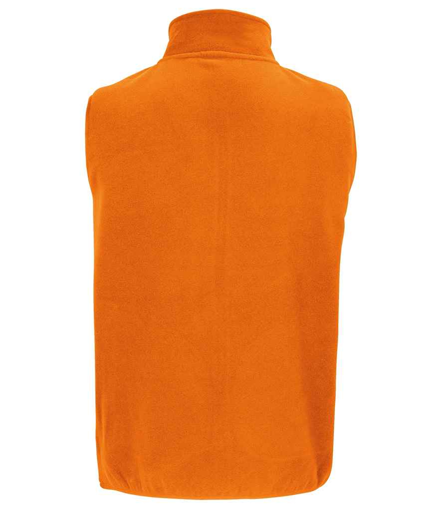 SOL'S Unisex Factor Recycled Micro Fleece Bodywarmer - Orange