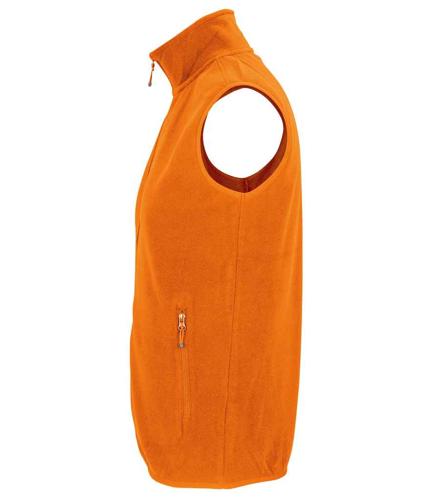 SOL'S Unisex Factor Recycled Micro Fleece Bodywarmer - Orange