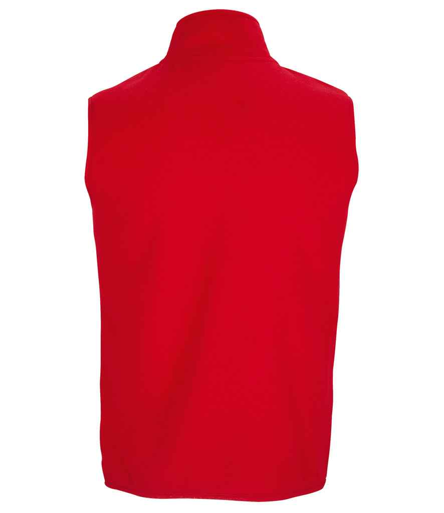 SOL'S Unisex Factor Recycled Micro Fleece Bodywarmer - Red