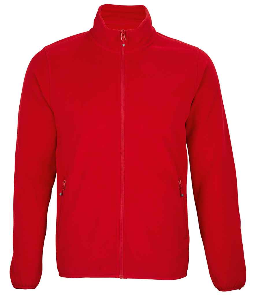SOL'S Factor Recycled Micro Fleece Jacket - Red