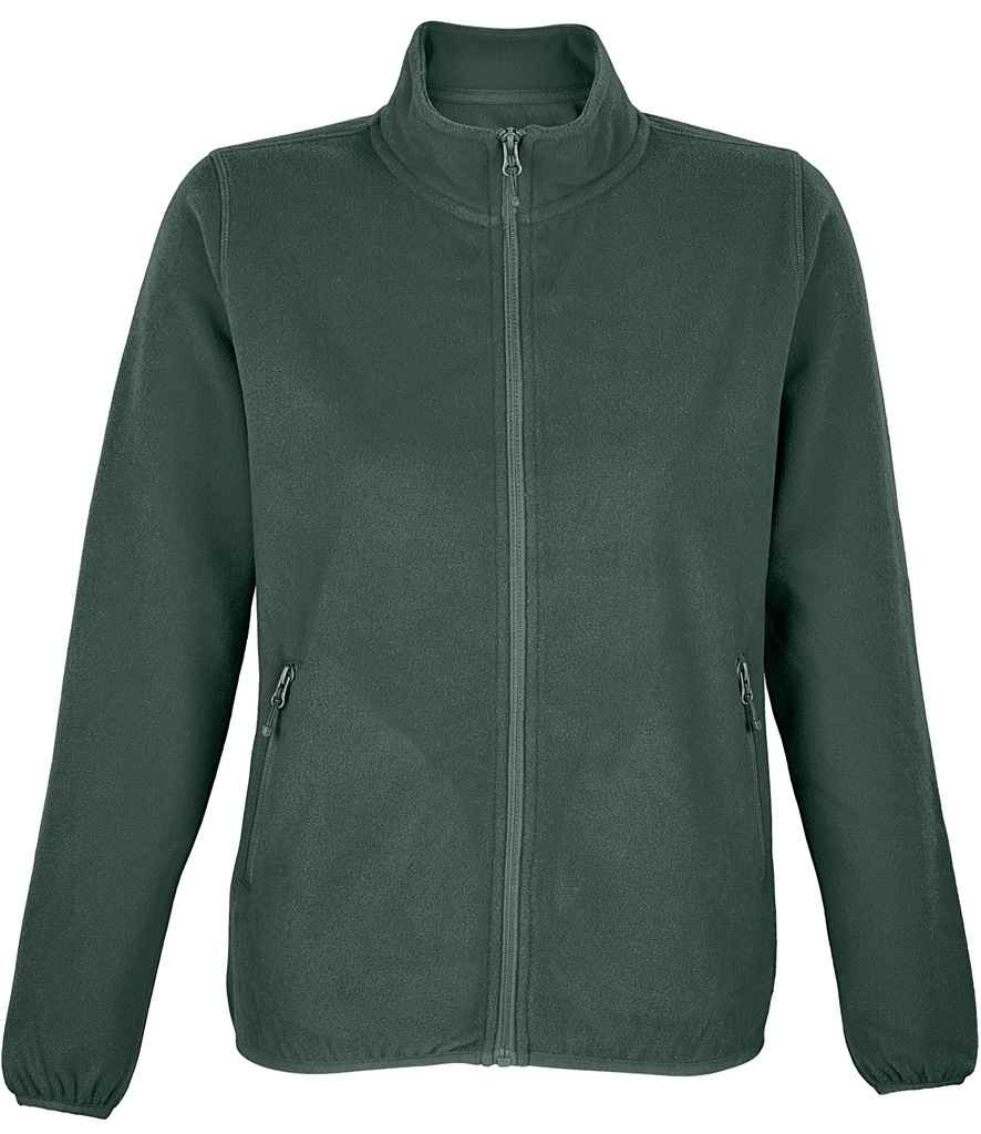 SOL'S Ladies Factor Recycled Micro Fleece Jacket - Forest Green