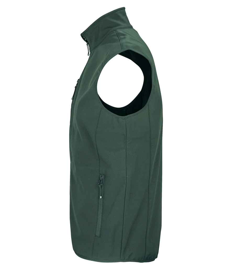 SOL'S Falcon Recycled Soft Shell Bodywarmer - Forest Green