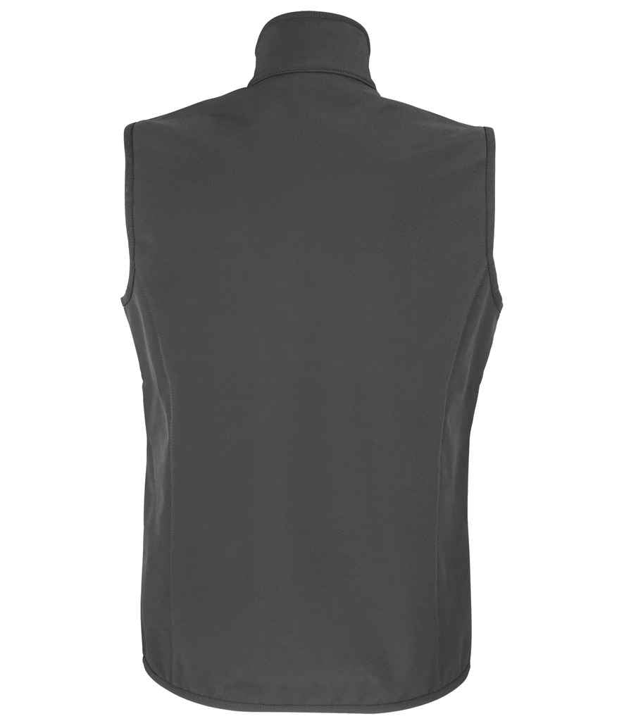 SOL'S Ladies Falcon Recycled Soft Shell Bodywarmer - Charcoal
