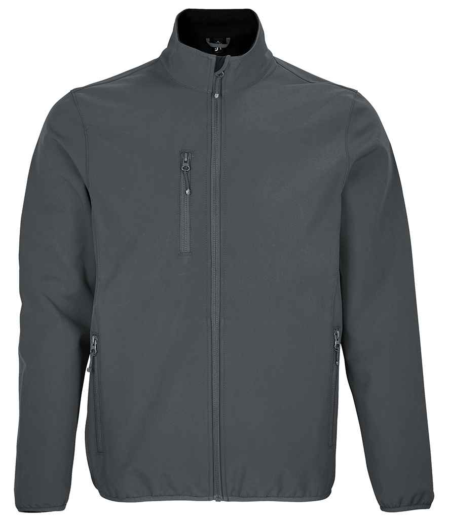 SOL'S Falcon Recycled Soft Shell Jacket - Charcoal