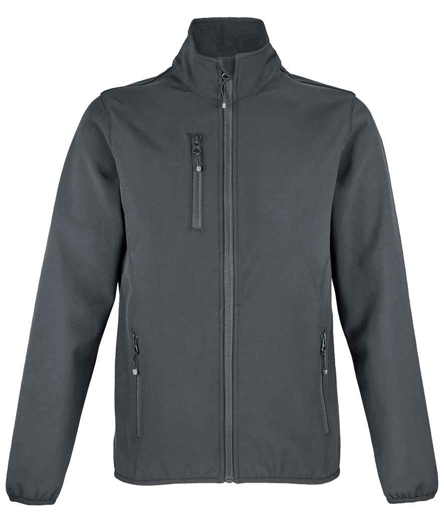 SOL'S Ladies Falcon Recycled Soft Shell Jacket - Charcoal