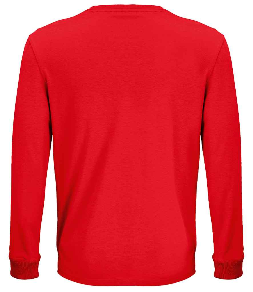SOL'S Unisex Pioneer Long Sleeve T-Shirt - Bright Red