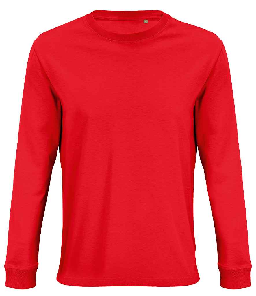 SOL'S Unisex Pioneer Long Sleeve T-Shirt - Bright Red