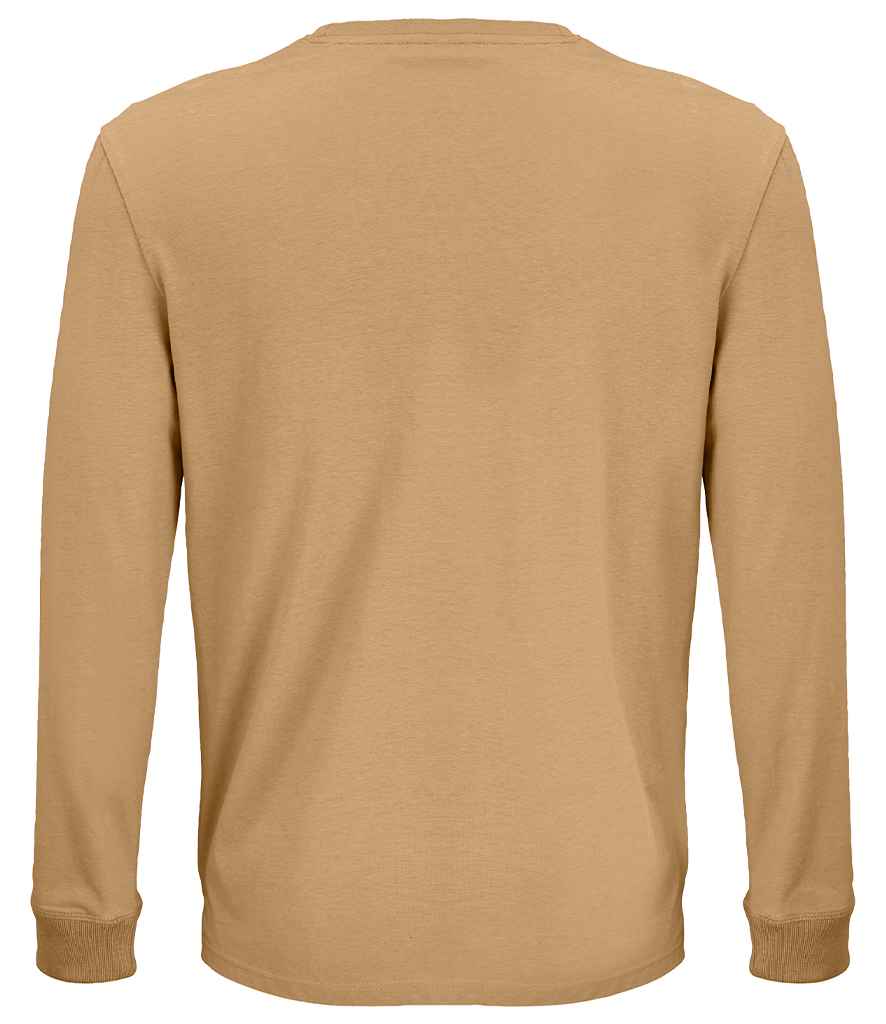 SOL'S Unisex Pioneer Long Sleeve T-Shirt - Dark Beige