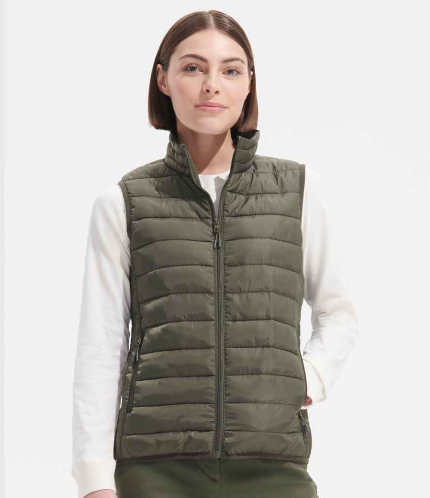 SOL'S Ladies Stream Bodywarmer - Army