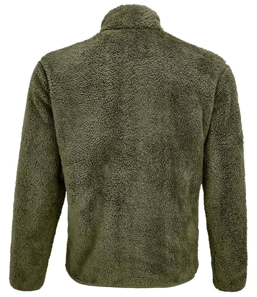 SOL'S Unisex Finch Fluffy Jacket - Army