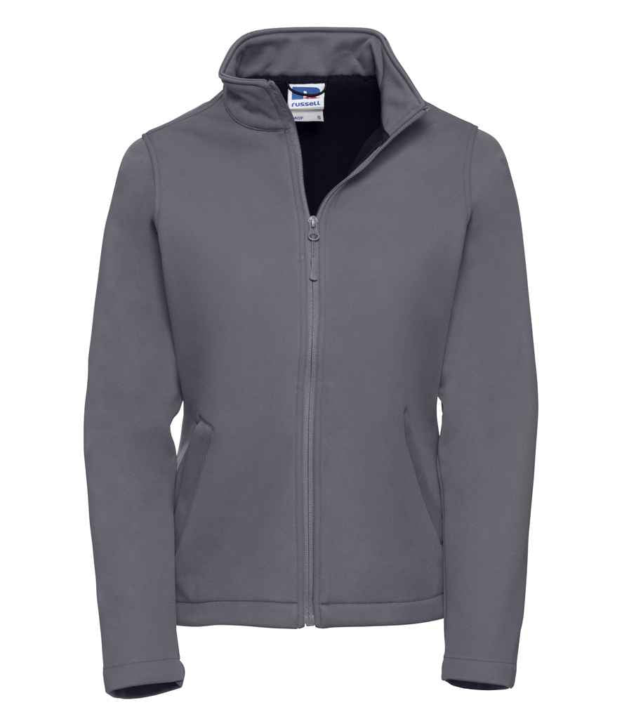 Russell Athletic Ladies Smart Soft Shell Jacket - Convoy Grey