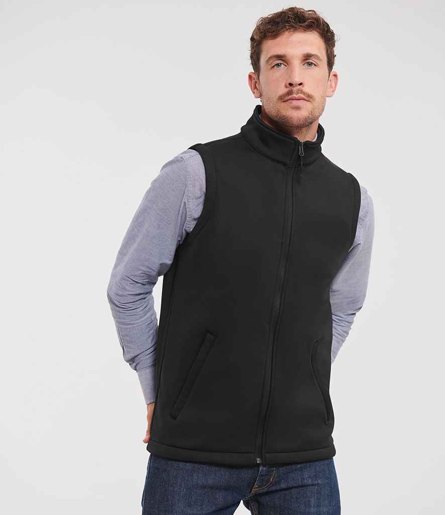 Russell Athletic Smart Soft Shell Gilet - Black