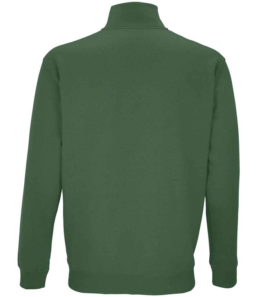 SOL'S Unisex Conrad 1/4 Zip Sweatshirt - Bottle Green