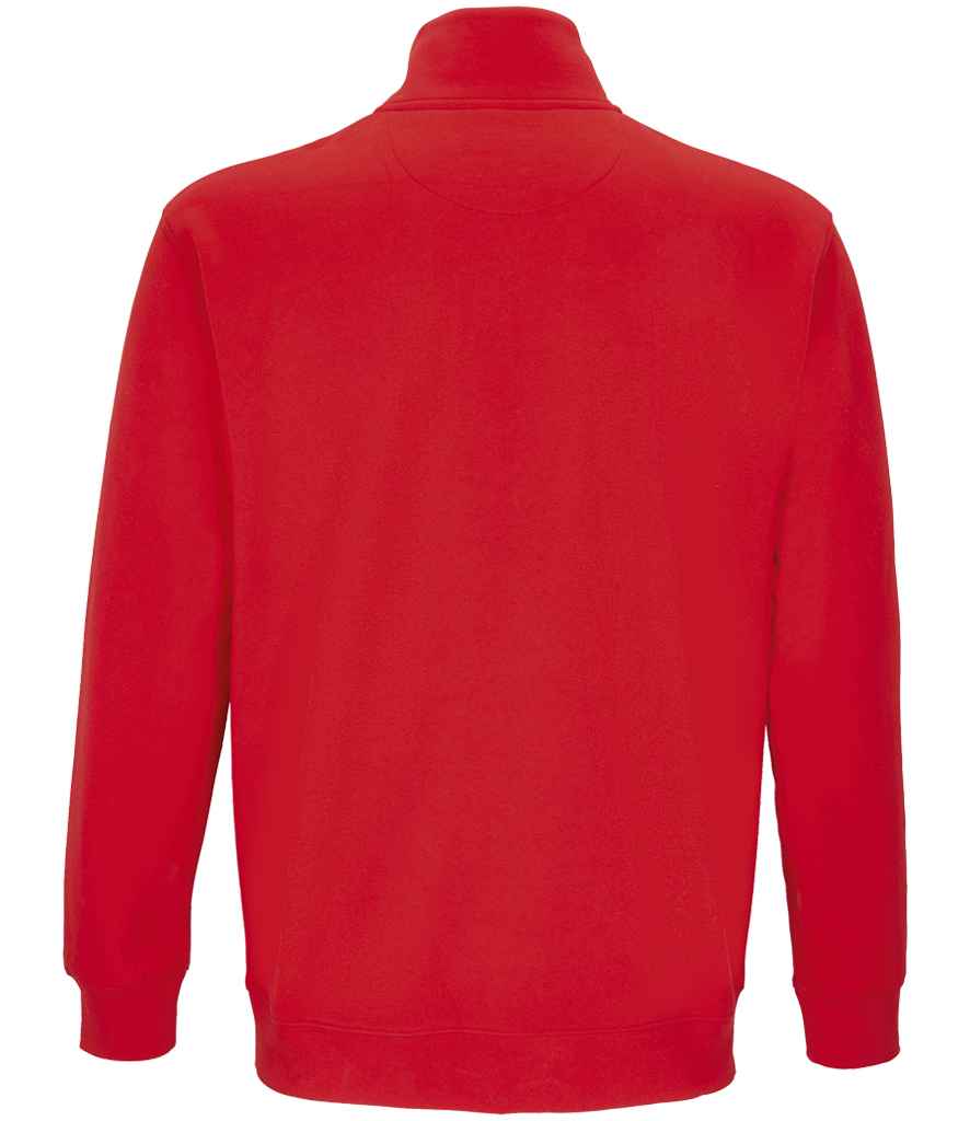 SOL'S Unisex Conrad 1/4 Zip Sweatshirt - Bright Red