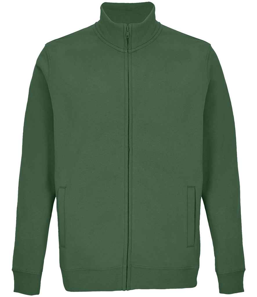SOL'S Unisex Cooper Full Zip Sweat Jacket - Bottle Green