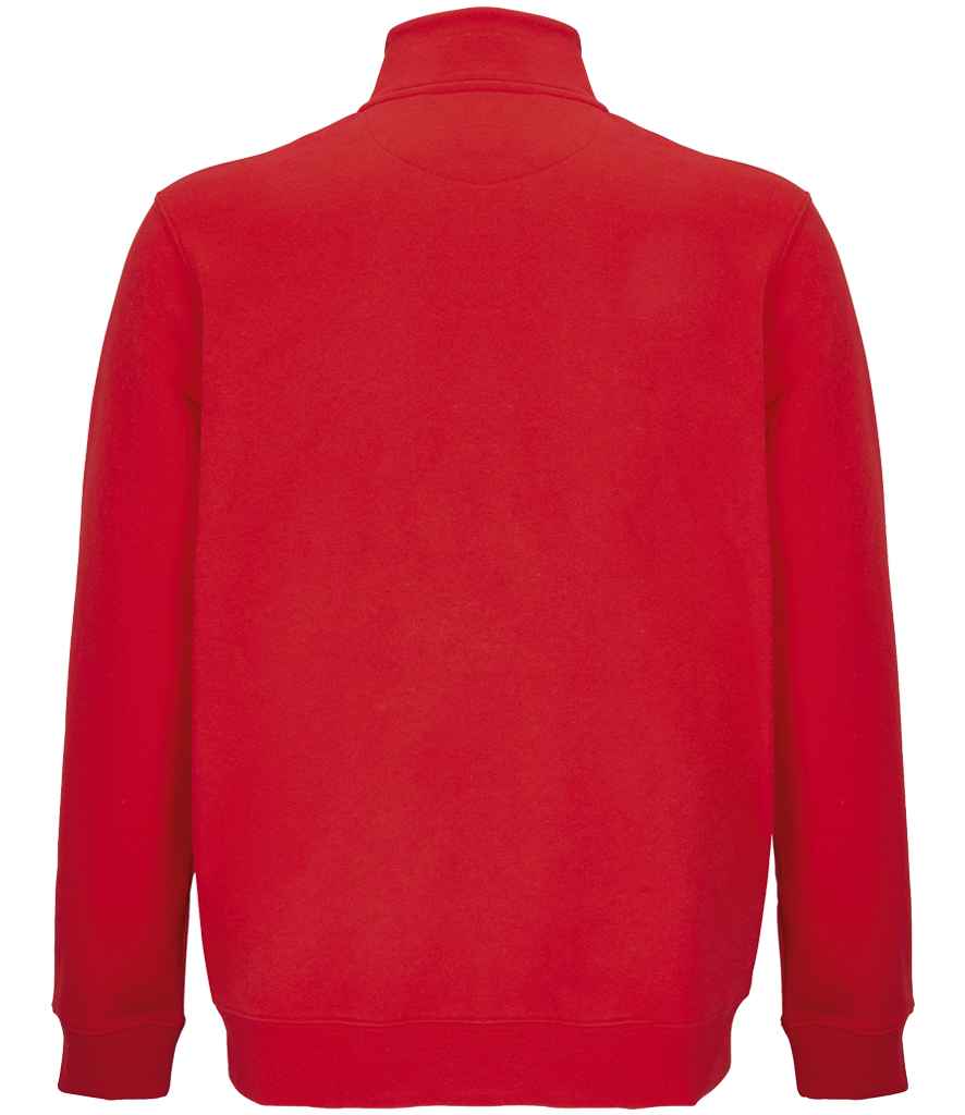 SOL'S Unisex Cooper Full Zip Sweat Jacket - Bright Red