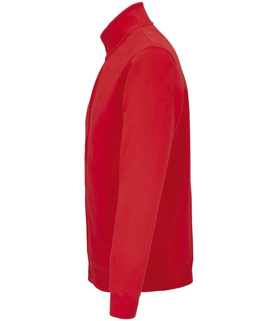 SOL'S Unisex Cooper Full Zip Sweat Jacket - Bright Red