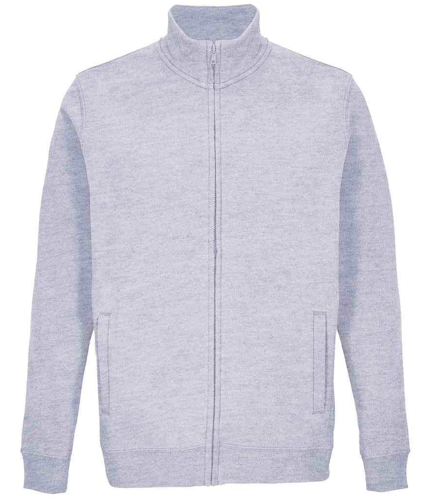 SOL'S Unisex Cooper Full Zip Sweat Jacket - Grey Marl