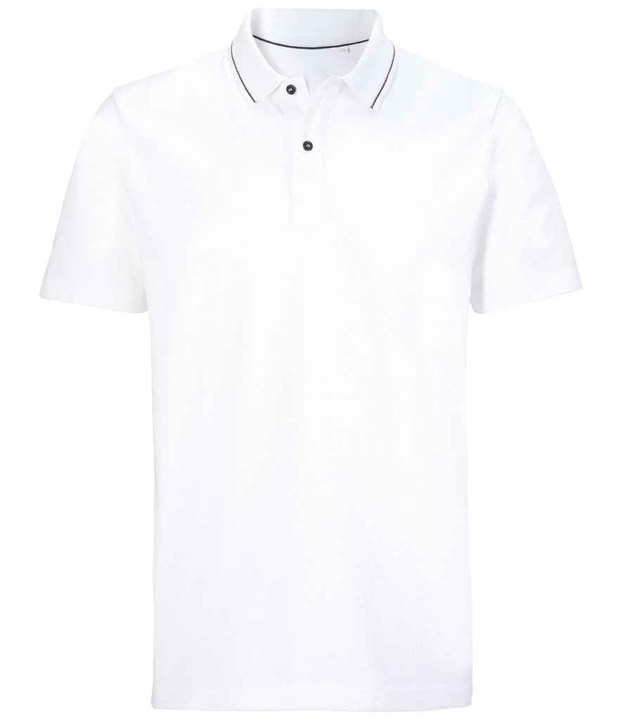 NEOBLU Unisex Orel Piqué Polo Shirt - Optic White