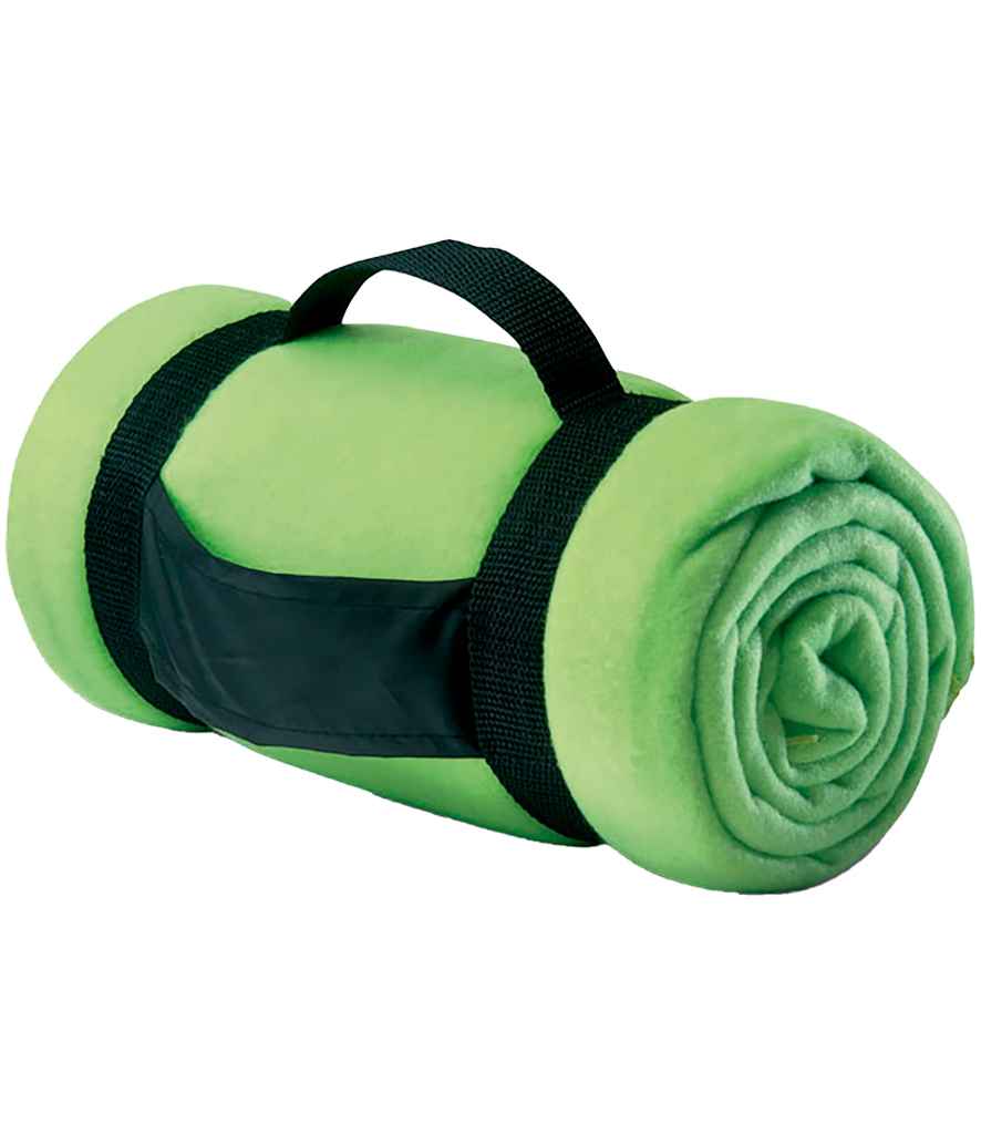 SOL'S Stavenger Plaid Fleece Blanket - Apple Green