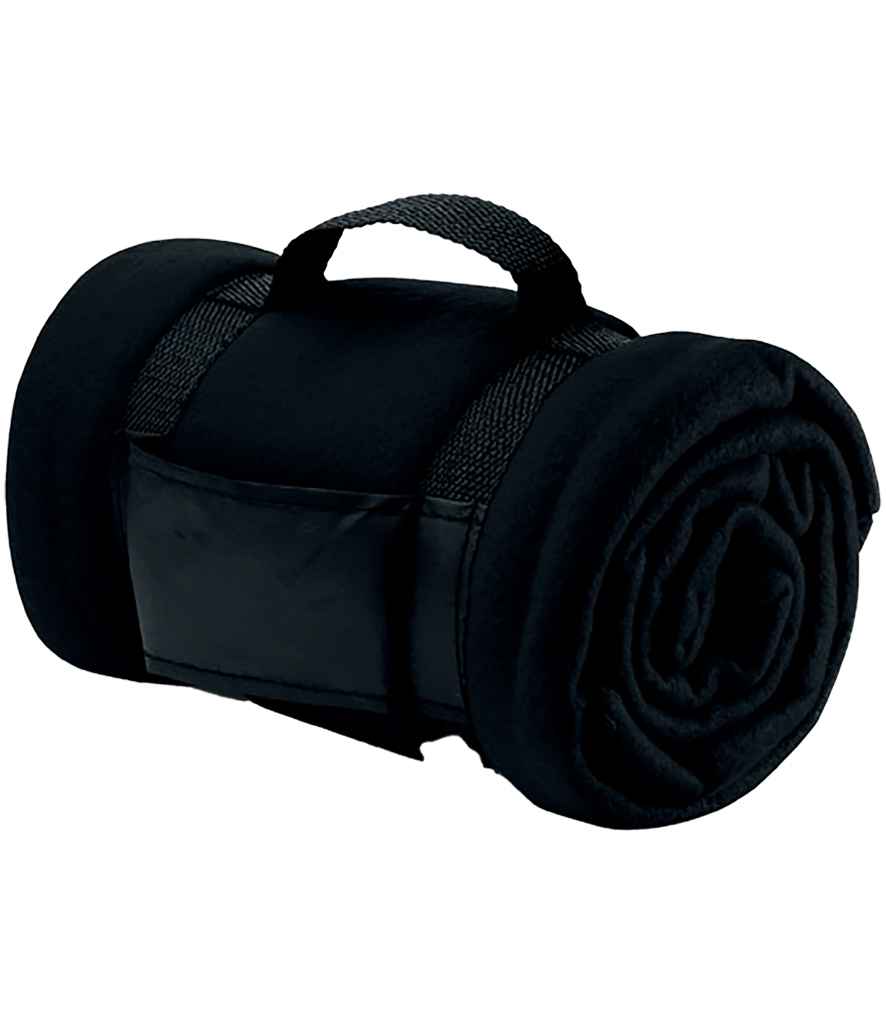 SOL'S Stavenger Plaid Fleece Blanket - Black
