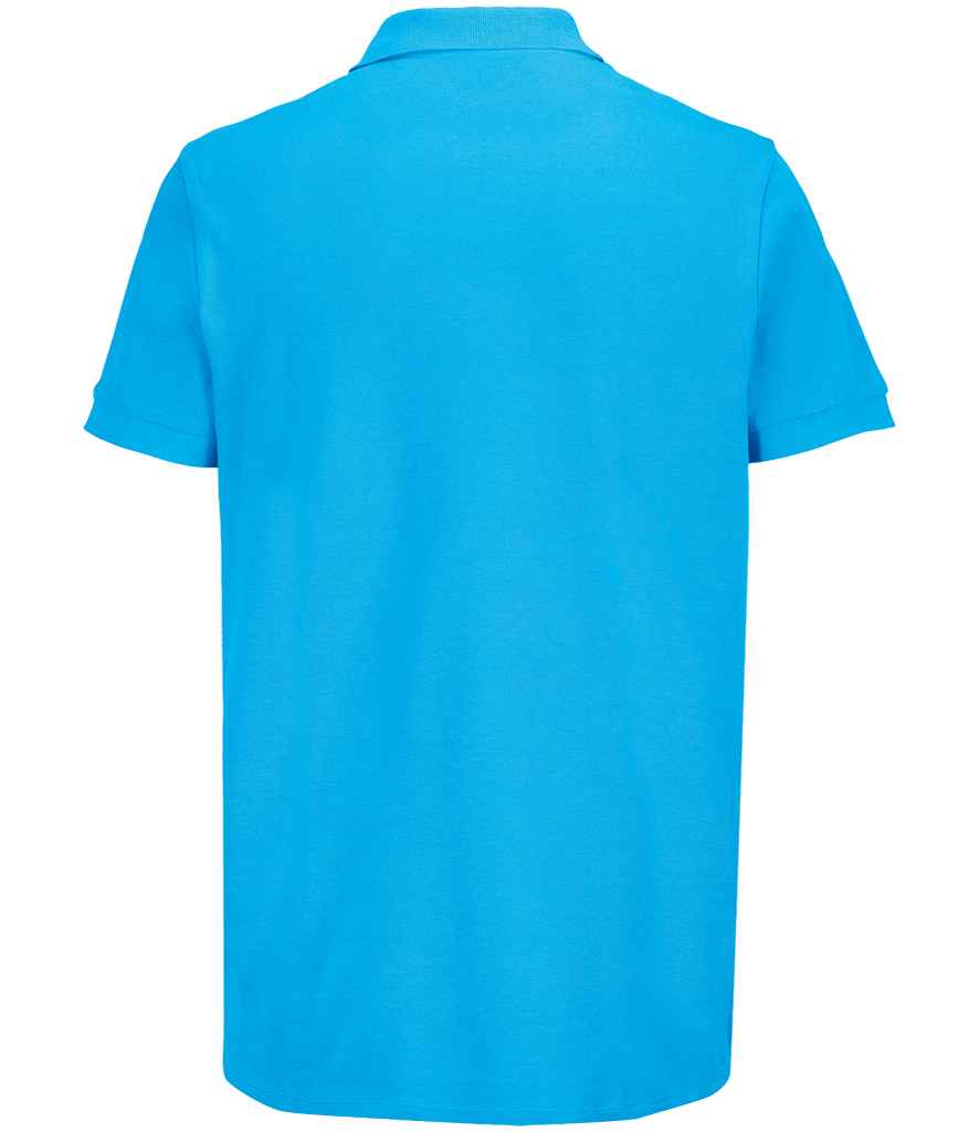 SOL'S Unisex Pacific Twin Piqué Polo Shirt - Aqua