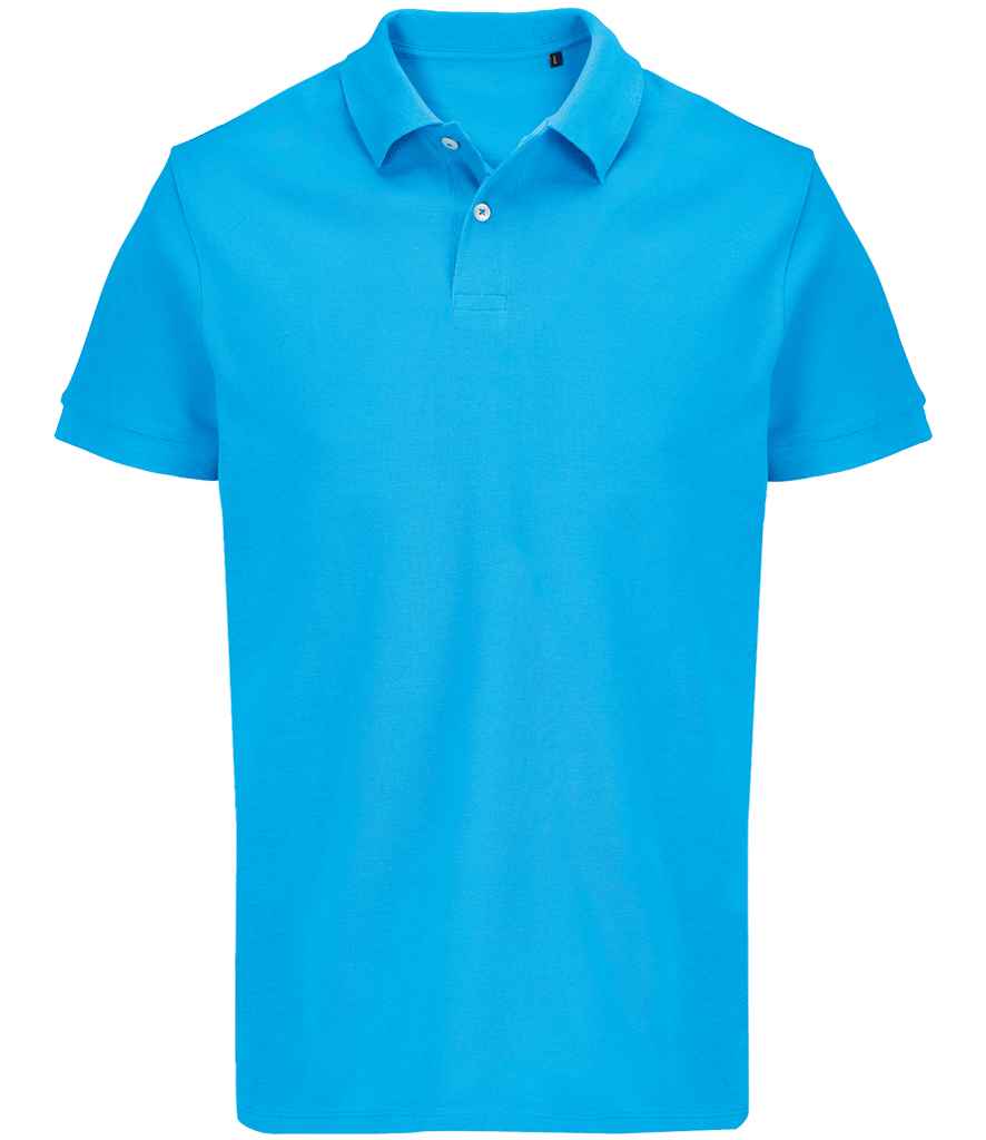 SOL'S Unisex Pacific Twin Piqué Polo Shirt - Aqua