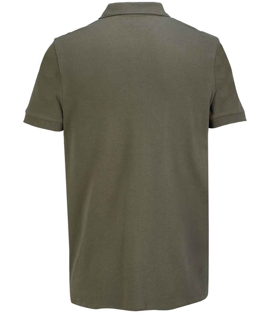 SOL'S Unisex Pacific Twin Piqué Polo Shirt - Army