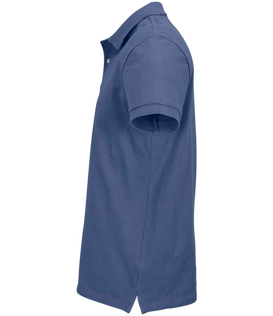 SOL'S Unisex Pacific Twin Piqué Polo Shirt - Denim